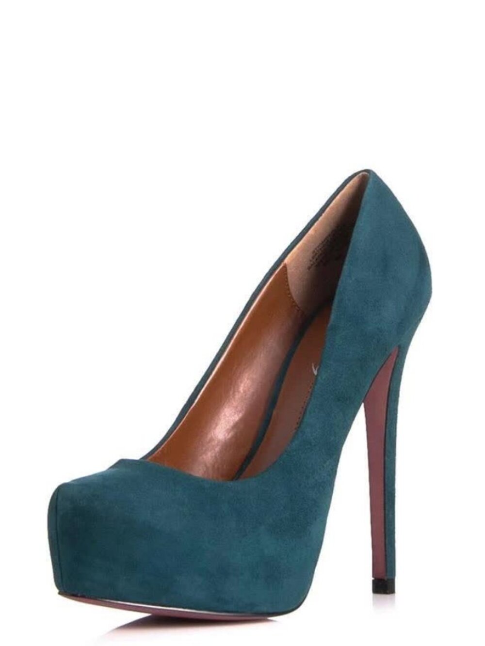 Boutique 9 Kimberly Pump Dark Turquoise Suede Jade Platform Heel